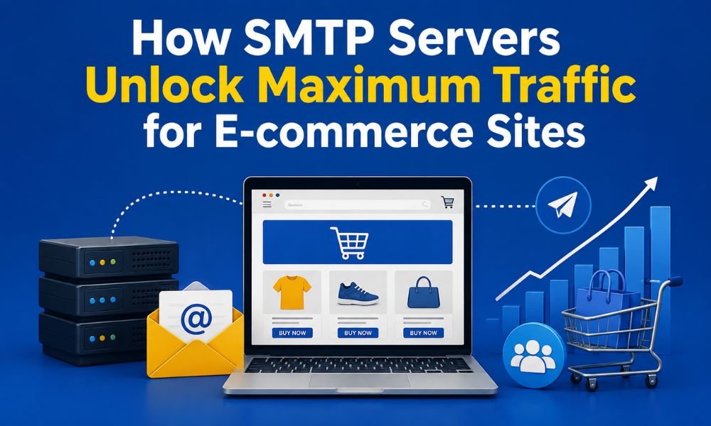 SMTP servers helping e-commerce sites drive traffic and increase online sales