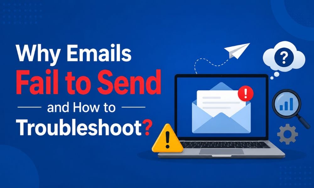 Why emails fail to send and how to troubleshoot common email delivery problems